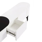 Mobile TV allungabile con 3 cassetti e gambe regolabili in metallo (Adatto per TV fino a 75 pollici)