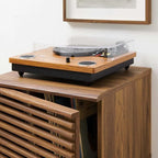 Espositore per dischi in vinile - 18,5L x 17,5P x 22A