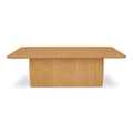 Tavolino rettangolare con angoli arrotondati - 55L x 36P x 17A