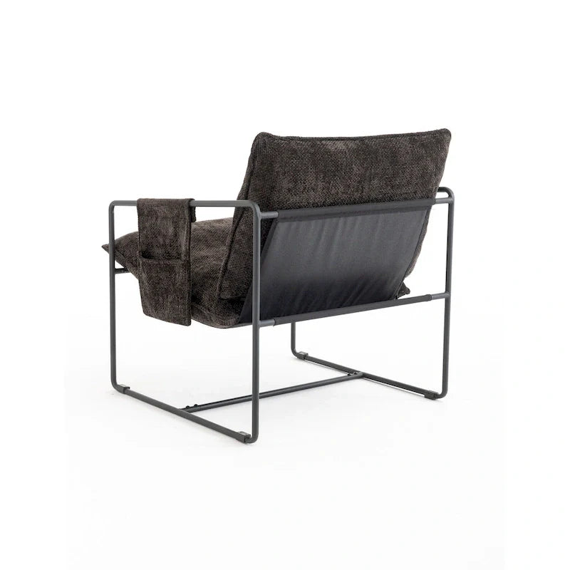 Poltroncine d'appoggio con struttura in metallo (set da 2)