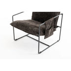 Poltroncine d'appoggio con struttura in metallo (set da 2)