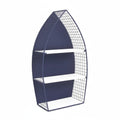 30.25 Scaffale da parete a 3 ripiani Blue Rowboat