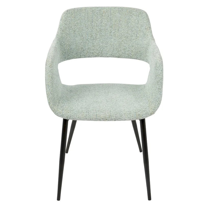 Sedia da pranzo moderna di metà secolo, set da 2