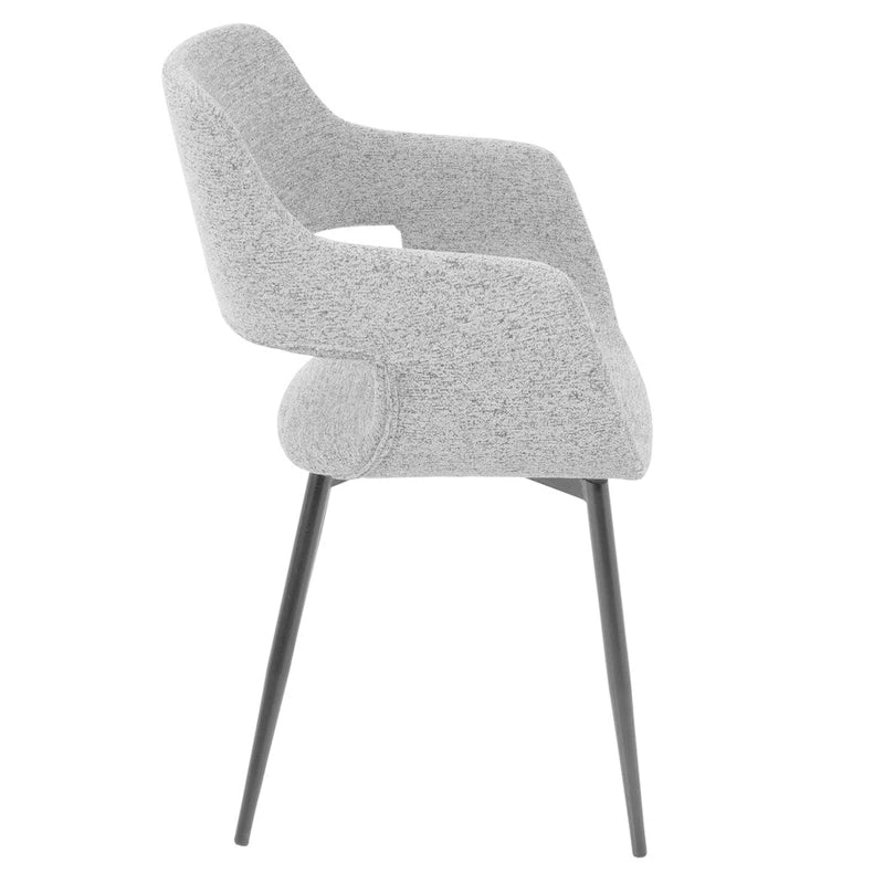 Sedia da pranzo moderna di metà secolo, set da 2