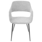 Sedia da pranzo moderna di metà secolo, set da 2
