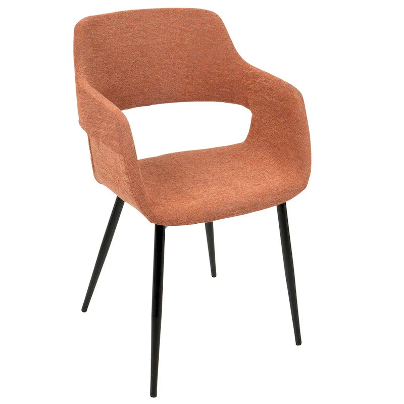 Sedia da pranzo moderna di metà secolo, set da 2