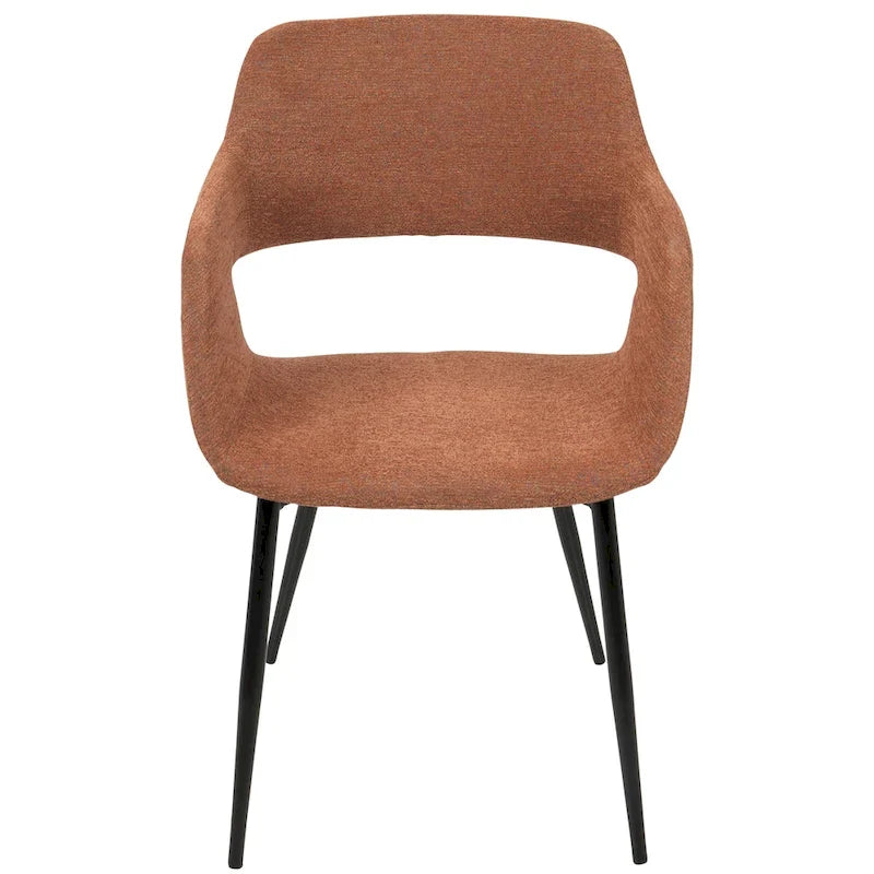 Sedia da pranzo moderna di metà secolo, set da 2