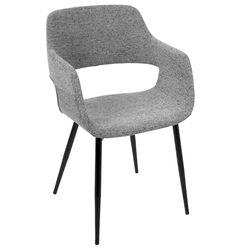 Sedia da pranzo moderna di metà secolo, set da 2