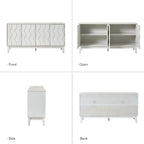 60 Credenza Mid-Century Modern con ripiani regolabili