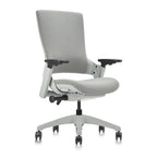 Sedia da Ufficio Ergonomica Regolabile in Altezza – Tessuto Grigio