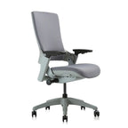 Sedia da Ufficio Ergonomica Regolabile in Altezza – Tessuto Grigio