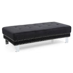 Pouf in velluto oversize