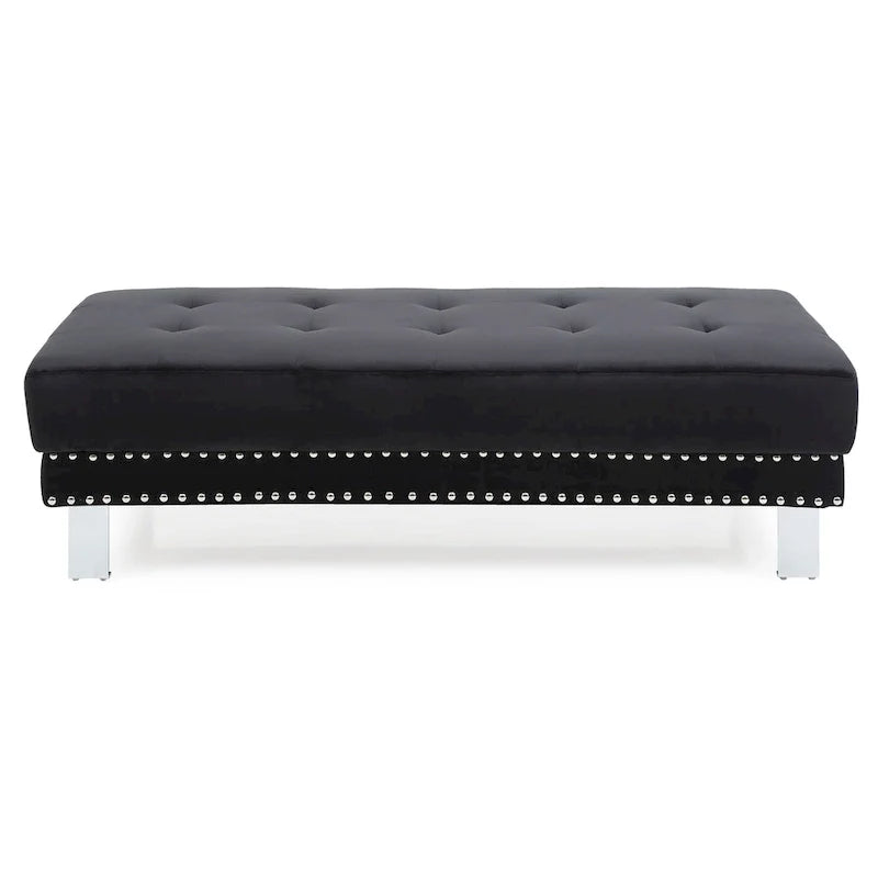 Pouf in velluto oversize