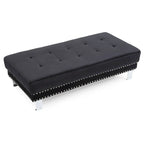 Pouf in velluto oversize