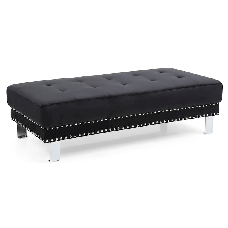 Pouf in velluto oversize