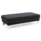 Pouf in velluto oversize