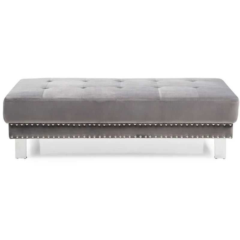 Pouf in velluto oversize