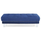 Pouf in velluto oversize