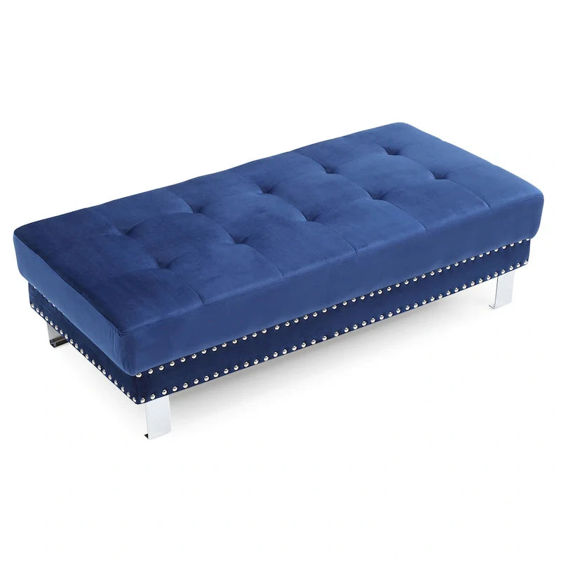 Pouf in velluto oversize