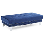 Pouf in velluto oversize