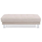 Pouf in velluto oversize