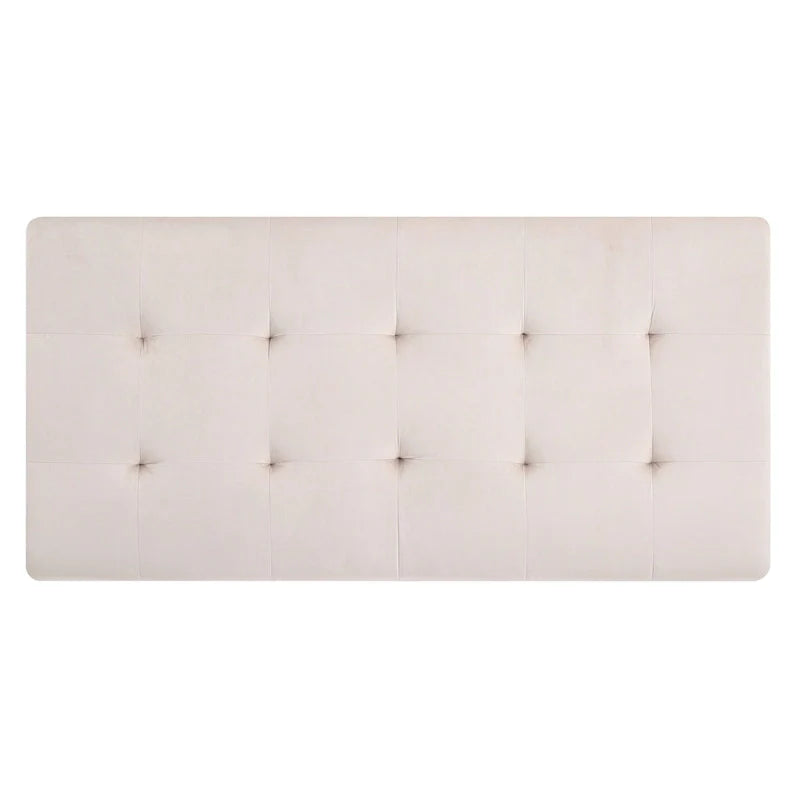 Pouf in velluto oversize
