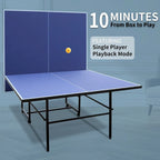 Set da ping pong pieghevole da 9 piedi con 2 racchette e 3 palline